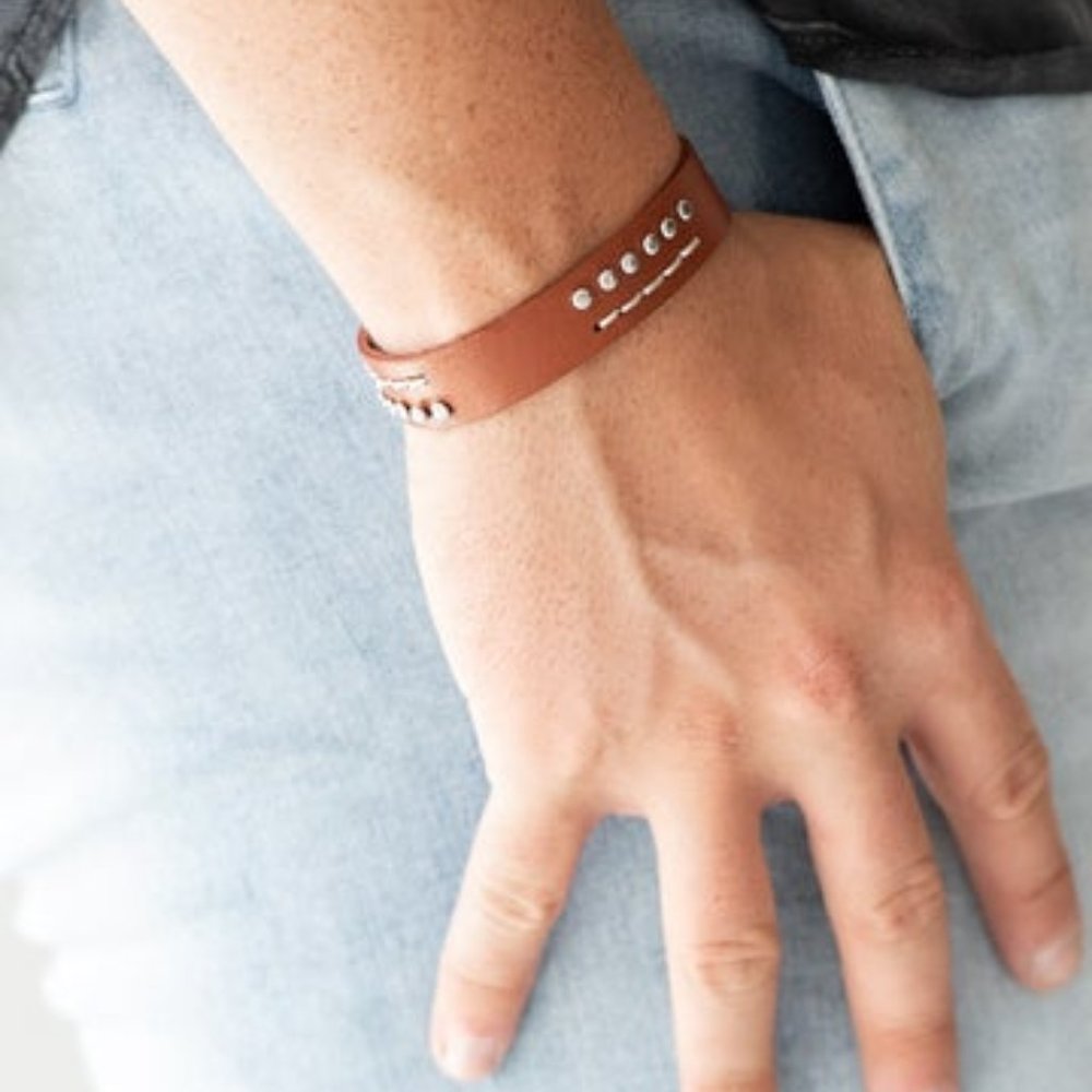 Paparazzi Always An Adventure - Brown - Leather Bracelet